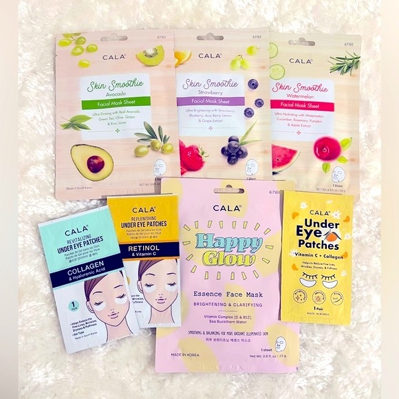 Skincare New Cala Face And Eye Mask Bundle Poshmark